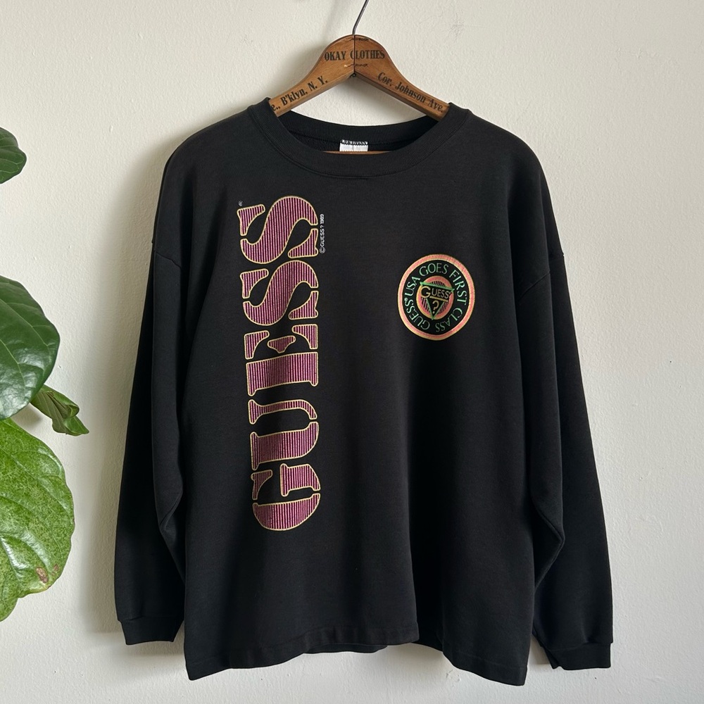 Vintage Guess French Terry Pullover